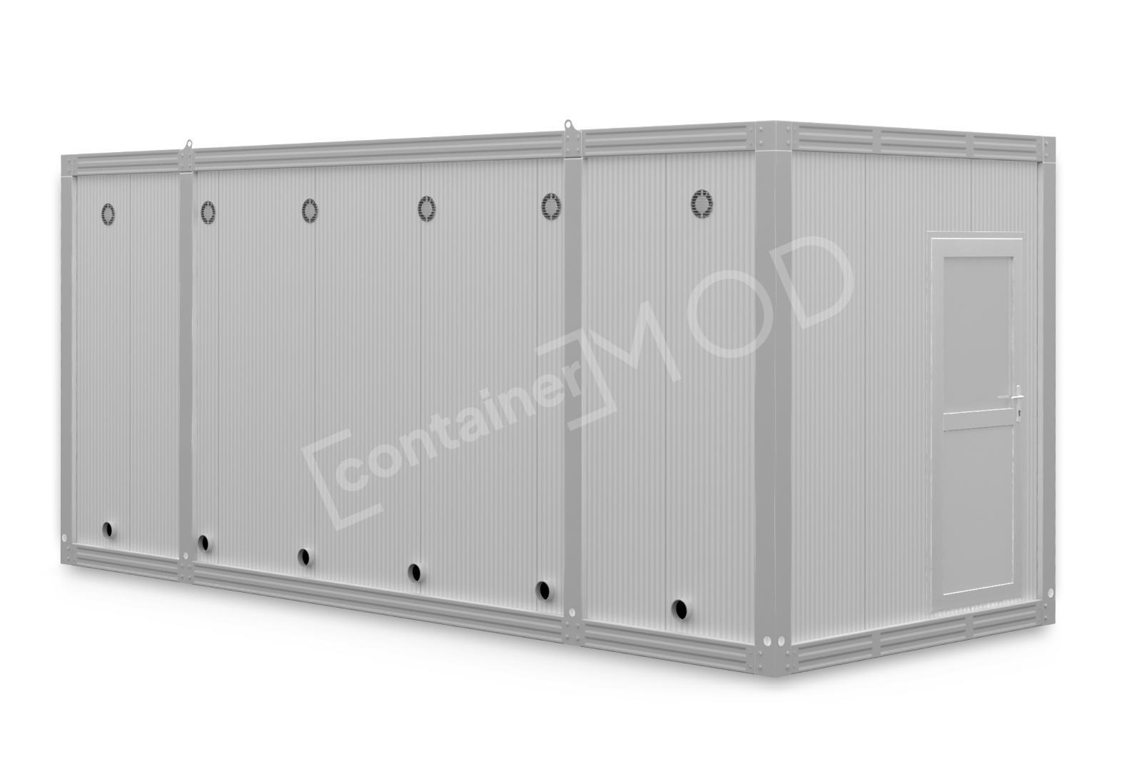 Container Sanitar 6m cu 6 WC  Alb ContainerMod