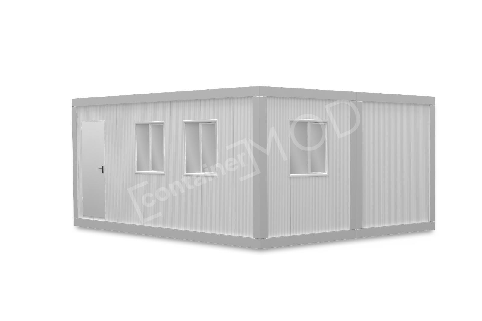 6x4.8m Modular Container 1 Door 3 Windows